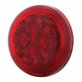 15 LED 2 3/8" Dual Function Harley Signal Light - Red LED/Red Lens
