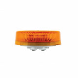8 LED 2 1/2" Reflectorize Clearance/Marker Light Kit - Amber LED/Amber Lens