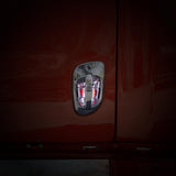 6 Red LED Chrome Door Handle Cover for Freightliner