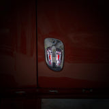 6 Red LED Chrome Door Handle Cover for Freightliner