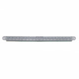 19 LED 12" Turn Signal Light Bar - Amber LED/Clear Lens