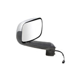 Chrome Hood Mirror With Heated Lens For 2018-2021 Freightliner Cascadia