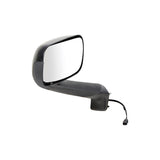 Black Hood Mirror With Heated Lens For 2018-2021 Freightliner Cascadia