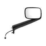 Black Hood Mirror With Heated Lens For 2018-2021 Freightliner Cascadia
