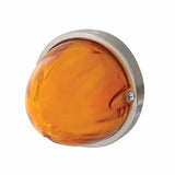 9 LED Dual Function "GLO" Watermelon Flush Mount Kit - Amber LED/Amber Lens