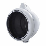 Chrome Guide 682-C Headlight No Bulb w/ Original Style LED Signal - Clear Lens