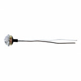 4 LED Round License Light - White LED