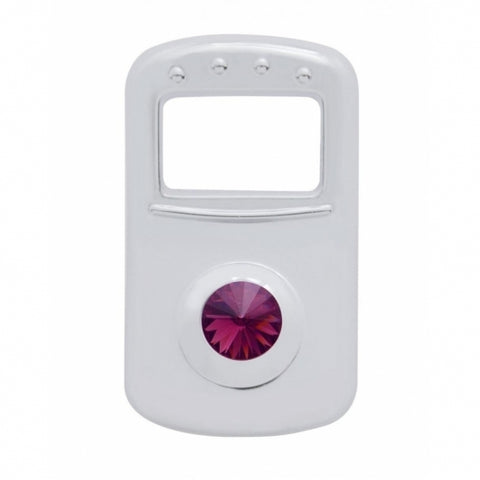 Kenworth/Peterbilt Rocker Switch Cover - Purple Diamond