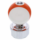 Pool Ball Shift Knob Number "13" For 13/15/18 Speed Eaton Style Shifters
