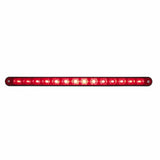 14 LED 12" Light Bar with Black Housing - Red LED/Red Lens