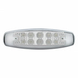 10 LED Reflector Rectangular Clearance/Marker Light - Red LED/Clear Lens