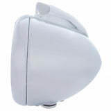 Stainless Steel Guide 682-C Headlight H4 & Original Style LED Signal - Clear Lens