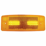 16 LED Rectangular Clearance/Marker Light - Amber LED/Amber Lens