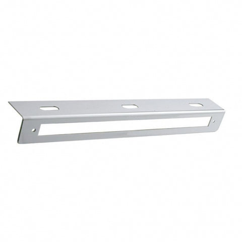 12 3/4" Stainless Light Bracket - 1 Light Cutout
