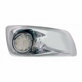 LED Kenworth T660 Dual Function Bumper Light w/ Visor - Watermelon Style w/ Clear Lens