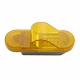28 LED Mid-Trailer Turn Signal Light - Amber LED/Amber Lens