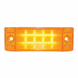 8 SMD LED Rectangular Clearance/Marker Light - Amber LED/Amber Lens