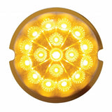 17 LED Dual Function Reflector Cab Light - Amber LED/Amber Lens