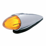 9 LED Dual Function "Glo" Watermelon Cab Light Kit - Amber LED/Clear Lens