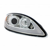 Chrome Projection Headlight With LED Turn Signal For International Prostar