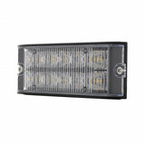 12 High Power LED Warning Lighthead - Low Profile - Amber LED