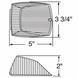 17 LED Reflector Cab Light - Amber LED/Amber Lens