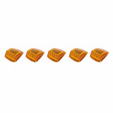 17 LED Reflector Square Cab Light - Amber LED/Amber Lens