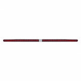 Dual 14 LED 12" Reflector Light Bars w/ Bezel - Red LED/Red Lens
