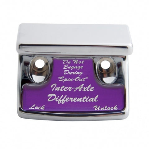 "Axle Differential" Switch Guard - Purple Sticker