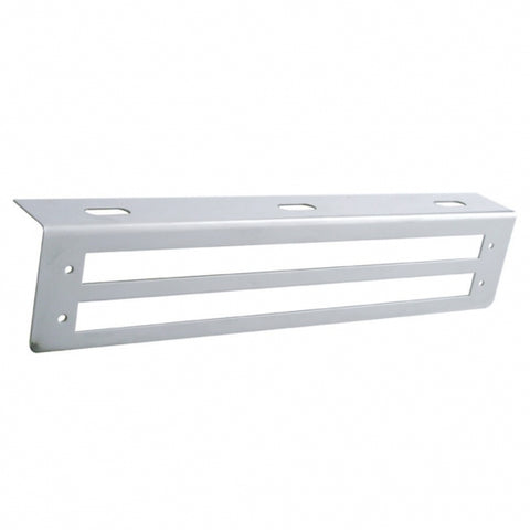 25 5/16" Stainless Light Bracket w/ Two 12" Light Bar Cutouts
