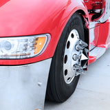 1 1/2" X 2 3/4" Chrome Plastic Bullet Nut Cover - Push-On (60 Pack)