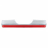 Motorcycle Rear Signal Light Bar w/24 LED 12" GLO Light Bar - Red LED/Red Lens