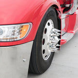 33mm x 4 7/8" Chrome Plastic Super Spike Nut Cover - Push-On (60 Pack)