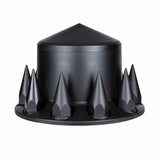 Matte Black Pointed Rear Axle Cover w/ 33mm Spike Thread-on Nut Cover