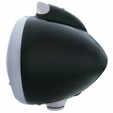 Black Guide 682-C Headlight H4 w/ 34 Amber LED & Original Style LED Signal-Clear Lens