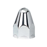 1 1/2" X 2 3/4" Chrome Plastic Bullet Nut Cover - Push-On (60 Pack)