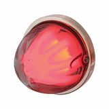9 LED Dual Function "Glo" Watermelon Flush Mount Kit - Red LED/Clear Lens