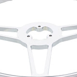 Chrome Aluminum 18" Steering Wheel - Blaze