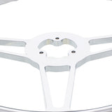 Chrome Aluminum 18" Steering Wheel - 4-Spoke