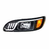 Blackout High Power LED Headlight w/LED Turn, Position, & DRL For 2008+ PB 386/387
