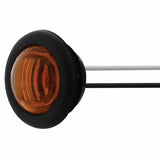 1 SMD LED Mini Clearance/Marker Light with Rubber Grommet - Amber LED & Lens