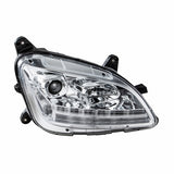 Chrome Projection Headlight With LED Sequential Turn and DRL For 2011+ Peterbilt 579/587