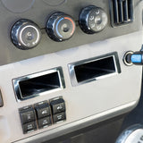 Chrome Dash Storage Pocket Trim for 2018-2020 Freightliner Cascadia