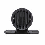Motorcycle LED Rear Fender Tail Light with Black Grille Bezel - Smoke Lens