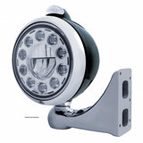 Black Guide 682-C Headlight 11 LED Bulb & Dual Mode LED Signal - Clear Lens