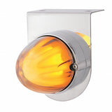 Stainless Light Bracket w/ 9 LED Dual Function "GLO" Watermelon Light - Amber LED/Clear Lens