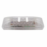 12 LED Rectangular Auxiliary/Utility Light - White LED/Clear Lens
