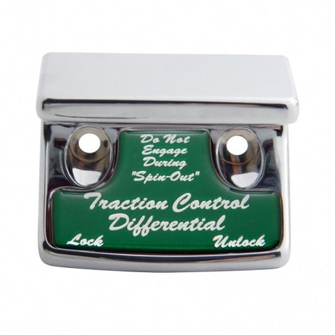 "Traction Control Differential" Switch Guard - Green Sticker