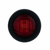 1 SMD LED Mini Clearance/Marker Light with Rubber Grommet - Red LED & Lens