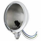 Chrome 5 3/4" Motorcycle Headlight Housing Only - Bottom Mount